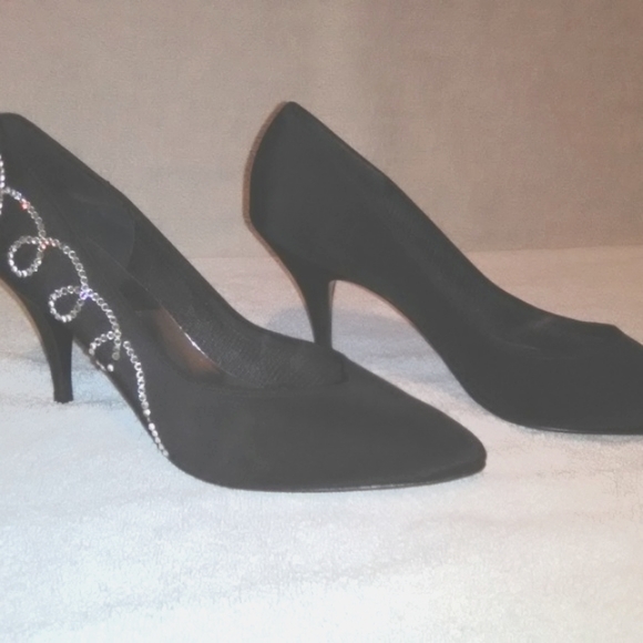 Flex Soles Black With Rhinestones - Picture 2 of 7